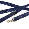 imageOrganic Cotton Dog Leash for SmallMedium and Large BreedBrass Hardware Pet Leash for WalkingRunning and Training 6FTGalaxy Stars
