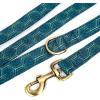 imageOrganic Cotton Dog Leash for SmallMedium and Large BreedBrass Hardware Pet Leash for WalkingRunning and Training 6FTHoneycomb