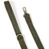 imageOrganic Cotton Dog Leash for SmallMedium and Large BreedBrass Hardware Pet Leash for WalkingRunning and Training 6FTMilitary Green