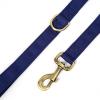 imageOrganic Cotton Dog Leash for SmallMedium and Large BreedBrass Hardware Pet Leash for WalkingRunning and Training 6FTRoyal Blue
