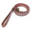 imageOrganic Cotton Dog Leash for SmallMedium and Large BreedBrass Hardware Pet Leash for WalkingRunning and Training 6FTShepherd 2 Tone