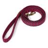 imageOrganic Cotton Dog Leash for SmallMedium and Large BreedBrass Hardware Pet Leash for WalkingRunning and Training 6FTShepherd Fuschia