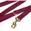 imageOrganic Cotton Dog Leash for SmallMedium and Large BreedBrass Hardware Pet Leash for WalkingRunning and Training 6FTShepherd Fuschia