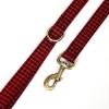 imageOrganic Cotton Dog Leash for SmallMedium and Large BreedBrass Hardware Pet Leash for WalkingRunning and Training 6FTShepherd Red