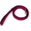 imageOrganic Cotton Dog Leash for SmallMedium and Large BreedBrass Hardware Pet Leash for WalkingRunning and Training 6FTWine