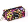 imageOrganic Cotton Dog Poop Bag Holder for Leash Brass Hardware Waste Bag Dispenser Pet Waste Management SolutionColorful Wildlife