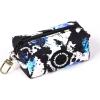 imageOrganic Cotton Dog Poop Bag Holder for Leash Brass Hardware Waste Bag Dispenser Pet Waste Management SolutionLotus