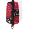 imageOrganic Cotton Dog Poop Bag Holder for Leash Brass Hardware Waste Bag Dispenser Pet Waste Management SolutionPomegranate