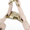 imageAngie and Allie Organic Cotton Personalized Step in Dog Harness with Brass BuckleCustom Dog Halter VestsAdjustable No Pull Canine Halter Harness for Small Medium Large DogsBeige