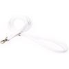 imageOrganic Cotton Dog Leash for SmallMedium and Large BreedBrass Hardware Pet Leash for WalkingRunning and Training 6FTWhite