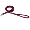 imageOrganic Cotton Dog Leash for SmallMedium and Large BreedBrass Hardware Pet Leash for WalkingRunning and Training 6FTWine