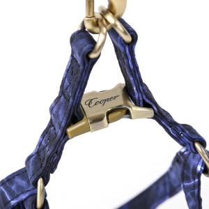 imageAngie and Allie Organic Cotton Personalized Step in Dog Harness with Brass BuckleCustom Dog Halter VestsAdjustable No Pull Canine Halter Harness for Small Medium Large DogsAurora