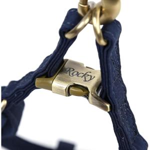 imageAngie and Allie Organic Cotton Personalized Step in Dog Harness with Brass BuckleCustom Dog Halter VestsAdjustable No Pull Canine Halter Harness for Small Medium Large DogsNavy