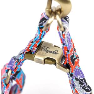 imageAngie and Allie Organic Cotton Personalized Step in Dog Harness with Brass BuckleCustom Dog Halter VestsAdjustable No Pull Canine Halter Harness for Small Medium Large DogsFantasy