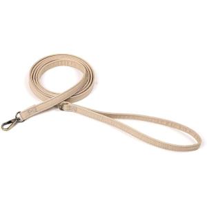 imageOrganic Cotton Dog Leash for SmallMedium and Large BreedBrass Hardware Pet Leash for WalkingRunning and Training 6FTBeige