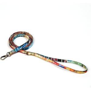 imageOrganic Cotton Dog Leash for SmallMedium and Large BreedBrass Hardware Pet Leash for WalkingRunning and Training 6FTFrench Countryside