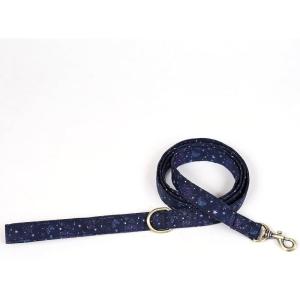 imageOrganic Cotton Dog Leash for SmallMedium and Large BreedBrass Hardware Pet Leash for WalkingRunning and Training 6FTGalaxy Stars