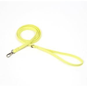 imageOrganic Cotton Dog Leash for SmallMedium and Large BreedBrass Hardware Pet Leash for WalkingRunning and Training 6FTLemon