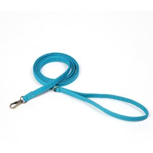 imageOrganic Cotton Dog Leash for SmallMedium and Large BreedBrass Hardware Pet Leash for WalkingRunning and Training 6FTPeacock Blue