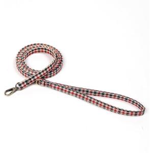 imageOrganic Cotton Dog Leash for SmallMedium and Large BreedBrass Hardware Pet Leash for WalkingRunning and Training 6FTShepherd 2 Tone