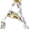 imageAngie and Allie Organic Cotton Personalized Step in Dog Harness with Brass BuckleCustom Dog Halter VestsAdjustable No Pull Canine Halter Harness for Small Medium Large DogsEucalyptus