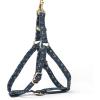 imageAngie and Allie Organic Cotton Personalized Step in Dog Harness with Brass BuckleCustom Dog Halter VestsAdjustable No Pull Canine Halter Harness for Small Medium Large DogsNautical