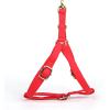 imageAngie and Allie Organic Cotton Personalized Step in Dog Harness with Brass BuckleCustom Dog Halter VestsAdjustable No Pull Canine Halter Harness for Small Medium Large DogsPoinciana Red