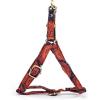 imageAngie and Allie Organic Cotton Personalized Step in Dog Harness with Brass BuckleCustom Dog Halter VestsAdjustable No Pull Canine Halter Harness for Small Medium Large DogsPomegranate