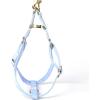 imageAngie and Allie Organic Cotton Personalized Step in Dog Harness with Brass BuckleCustom Dog Halter VestsAdjustable No Pull Canine Halter Harness for Small Medium Large DogsBlue