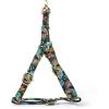 imageAngie and Allie Organic Cotton Personalized Step in Dog Harness with Brass BuckleCustom Dog Halter VestsAdjustable No Pull Canine Halter Harness for Small Medium Large DogsJungle