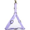 imageAngie and Allie Organic Cotton Personalized Step in Dog Harness with Brass BuckleCustom Dog Halter VestsAdjustable No Pull Canine Halter Harness for Small Medium Large DogsLavender