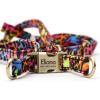 imageAngie and Allie Organic Cotton Personalized Step in Dog Harness with Brass BuckleCustom Dog Halter VestsAdjustable No Pull Canine Halter Harness for Small Medium Large DogsColorful Wildlife