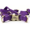 imageAngie and Allie Organic Cotton Personalized Step in Dog Harness with Brass BuckleCustom Dog Halter VestsAdjustable No Pull Canine Halter Harness for Small Medium Large DogsPurple Tornado