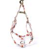 imageAngie and Allie Organic Cotton Personalized Step in Dog Harness with Brass BuckleCustom Dog Halter VestsAdjustable No Pull Canine Halter Harness for Small Medium Large DogsButter Waffles