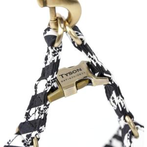 imageAngie and Allie Organic Cotton Personalized Step in Dog Harness with Brass BuckleCustom Dog Halter VestsAdjustable No Pull Canine Halter Harness for Small Medium Large DogsPuppy Paws