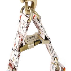 imageAngie and Allie Organic Cotton Personalized Step in Dog Harness with Brass BuckleCustom Dog Halter VestsAdjustable No Pull Canine Halter Harness for Small Medium Large DogsWizard School