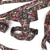 imageAngie and Allie Organic Cotton Dog HarnessNo Pull Pet Harness with Leash DRingAdjustable Soft Padded Dog VestComfortableSustainableBreathable and Stylish for Your Canine CompanionSunflowers