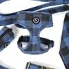 imageAngie and Allie Organic Cotton Dog HarnessNo Pull Pet Harness with Leash DRingAdjustable Soft Padded Dog VestComfortableSustainableBreathable and Stylish for Your Canine CompanionPlaid Blue