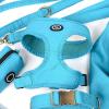 imageAngie and Allie Organic Cotton Dog HarnessNo Pull Pet Harness with Leash DRingAdjustable Soft Padded Dog VestComfortableSustainableBreathable and Stylish for Your Canine CompanionPeacock Blue