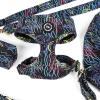 imageAngie and Allie Organic Cotton Dog HarnessNo Pull Pet Harness with Leash DRingAdjustable Soft Padded Dog VestComfortableSustainableBreathable and Stylish for Your Canine CompanionSeaside