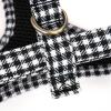 imageAngie and Allie Organic Cotton Dog HarnessNo Pull Pet Harness with Leash DRingAdjustable Soft Padded Dog VestComfortableSustainableBreathable and Stylish for Your Canine CompanionShepherd Black  White