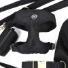imageAngie and Allie Organic Cotton Dog HarnessNo Pull Pet Harness with Leash DRingAdjustable Soft Padded Dog VestComfortableSustainableBreathable and Stylish for Your Canine CompanionBlack