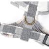 imageAngie and Allie Organic Cotton Dog HarnessNo Pull Pet Harness with Leash DRingAdjustable Soft Padded Dog VestComfortableSustainableBreathable and Stylish for Your Canine CompanionPlaid Grey