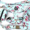 imageAngie and Allie Organic Cotton Dog HarnessNo Pull Pet Harness with Leash DRingAdjustable Soft Padded Dog VestComfortableSustainableBreathable and Stylish for Your Canine CompanionBouquet Blue