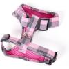 imageAngie and Allie Organic Cotton Dog HarnessNo Pull Pet Harness with Leash DRingAdjustable Soft Padded Dog VestComfortableSustainableBreathable and Stylish for Your Canine CompanionPlaid Pink