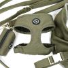 imageAngie and Allie Organic Cotton Dog HarnessNo Pull Pet Harness with Leash DRingAdjustable Soft Padded Dog VestComfortableSustainableBreathable and Stylish for Your Canine CompanionMilitary Green