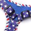 imageAngie and Allie Organic Cotton Dog HarnessNo Pull Pet Harness with Leash DRingAdjustable Soft Padded Dog VestComfortableSustainableBreathable and Stylish for Your Canine CompanionStars and Stripes