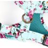 imageAngie and Allie Organic Cotton Dog HarnessNo Pull Pet Harness with Leash DRingAdjustable Soft Padded Dog VestComfortableSustainableBreathable and Stylish for Your Canine CompanionBouquet Blue