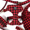 imageAngie and Allie Organic Cotton Dog HarnessNo Pull Pet Harness with Leash DRingAdjustable Soft Padded Dog VestComfortableSustainableBreathable and Stylish for Your Canine CompanionBuffalo Plaid Red