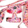 imageAngie and Allie Organic Cotton Dog HarnessNo Pull Pet Harness with Leash DRingAdjustable Soft Padded Dog VestComfortableSustainableBreathable and Stylish for Your Canine CompanionZebra